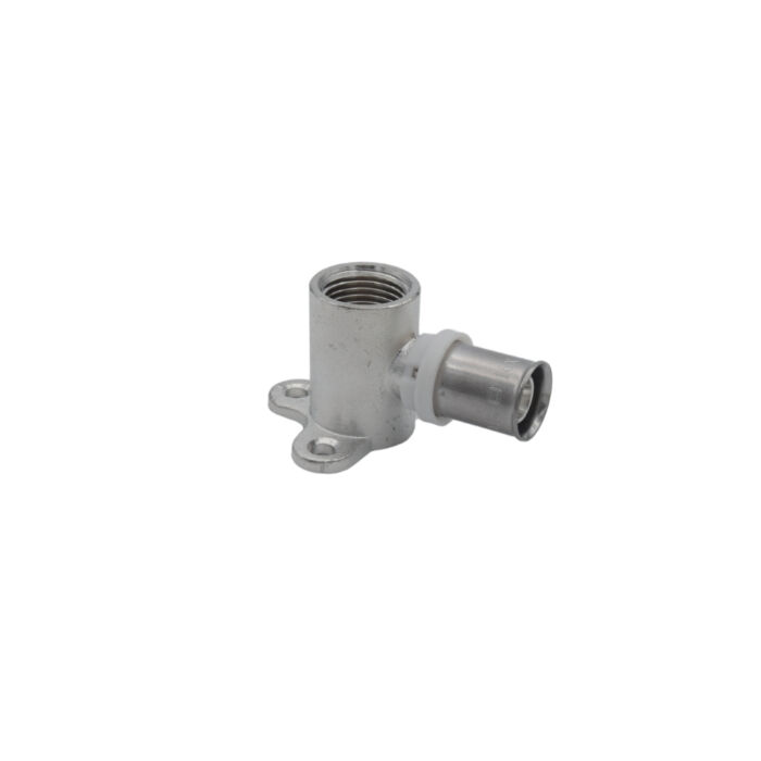 16x1/2"FT Backplate Elbow brass press fit