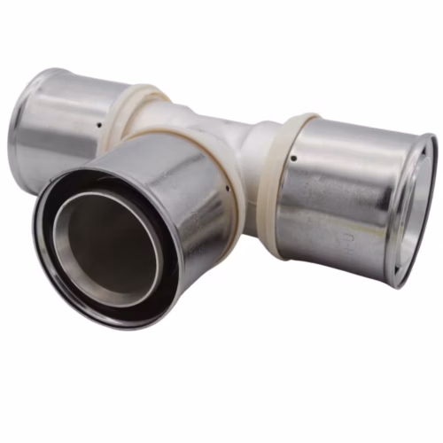 75x75x75mm Tee Brass Press-Fit plumbing fitting