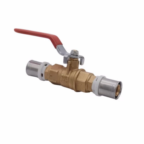 20mm Press Lever Ball Valve for plumbing and heating pipework