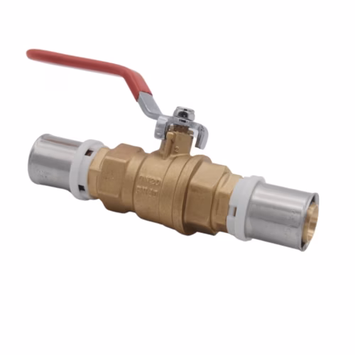 25mm Press Lever Ball Valve for plumbing and heating pipework
