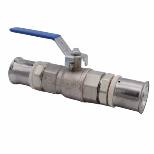 40mm Press Lever Ball Valve for plumbing and heating pipework