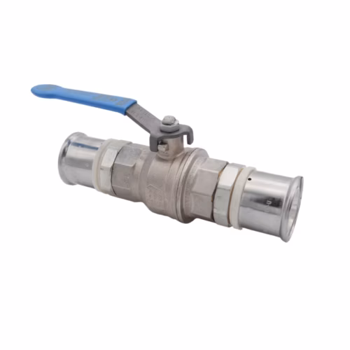 50mm Press Lever Ball Valve for plumbing and heating pipework