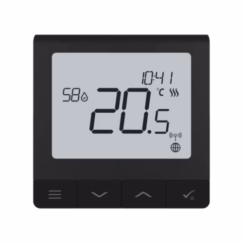 RIO Quantum 230V Black (Smart) for underfloor heating controls