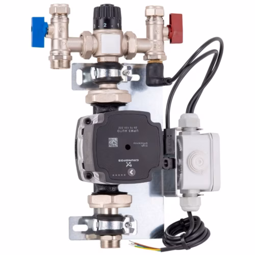 Single Area Pack With Mixer & Pump (Pre Wired) for heating and hot water systems