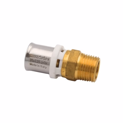Hydris 20×1/2″ MT Connection Brass Press-Fit plumbing fitting