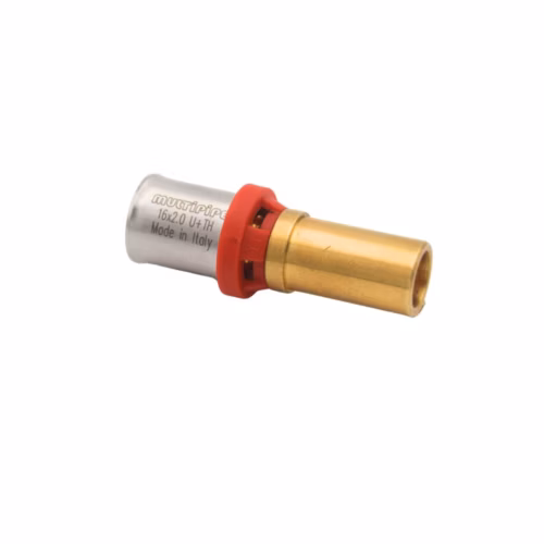 Type 3 16x15mm Brass Spigot Adapter Press-Fit plumbing fitting