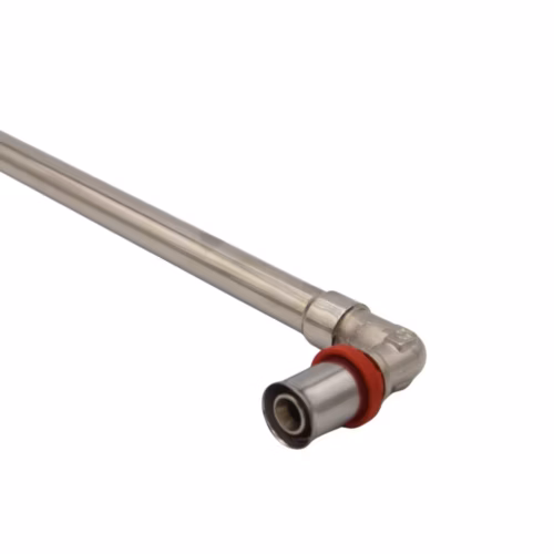16xCu15 x 300mm Radiator Elbow Chrome Plate plumbing fitting
