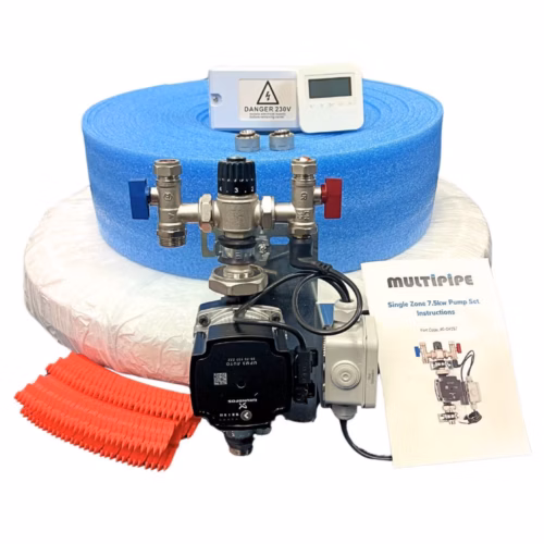 20mSq. Small Area Pack for Screed Floors – Hard Wired for plumbing and heating systems