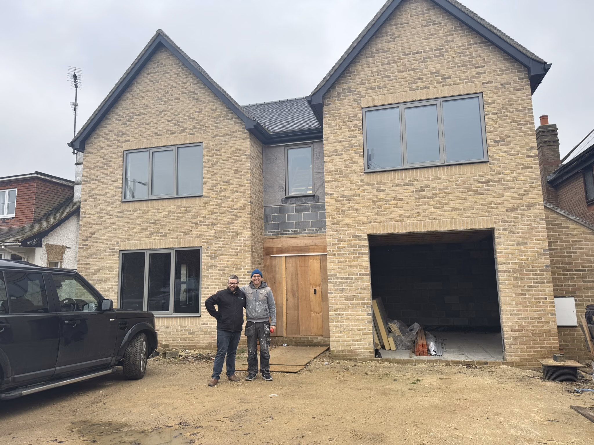 Eco-Home Self-Build outside building